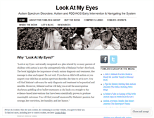 Tablet Screenshot of lookatmyeyes.com